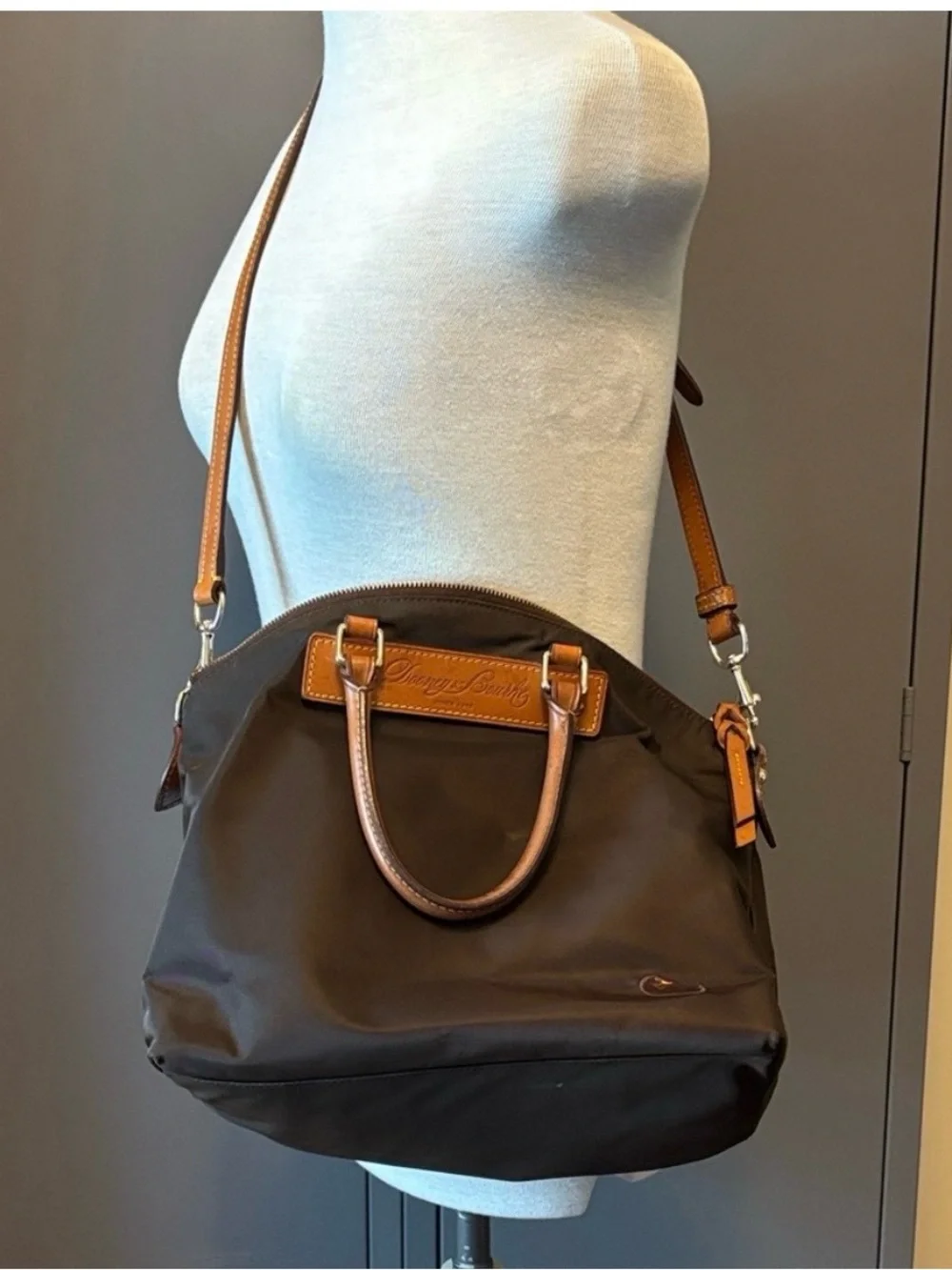 Dooney & Bourke structured nylon